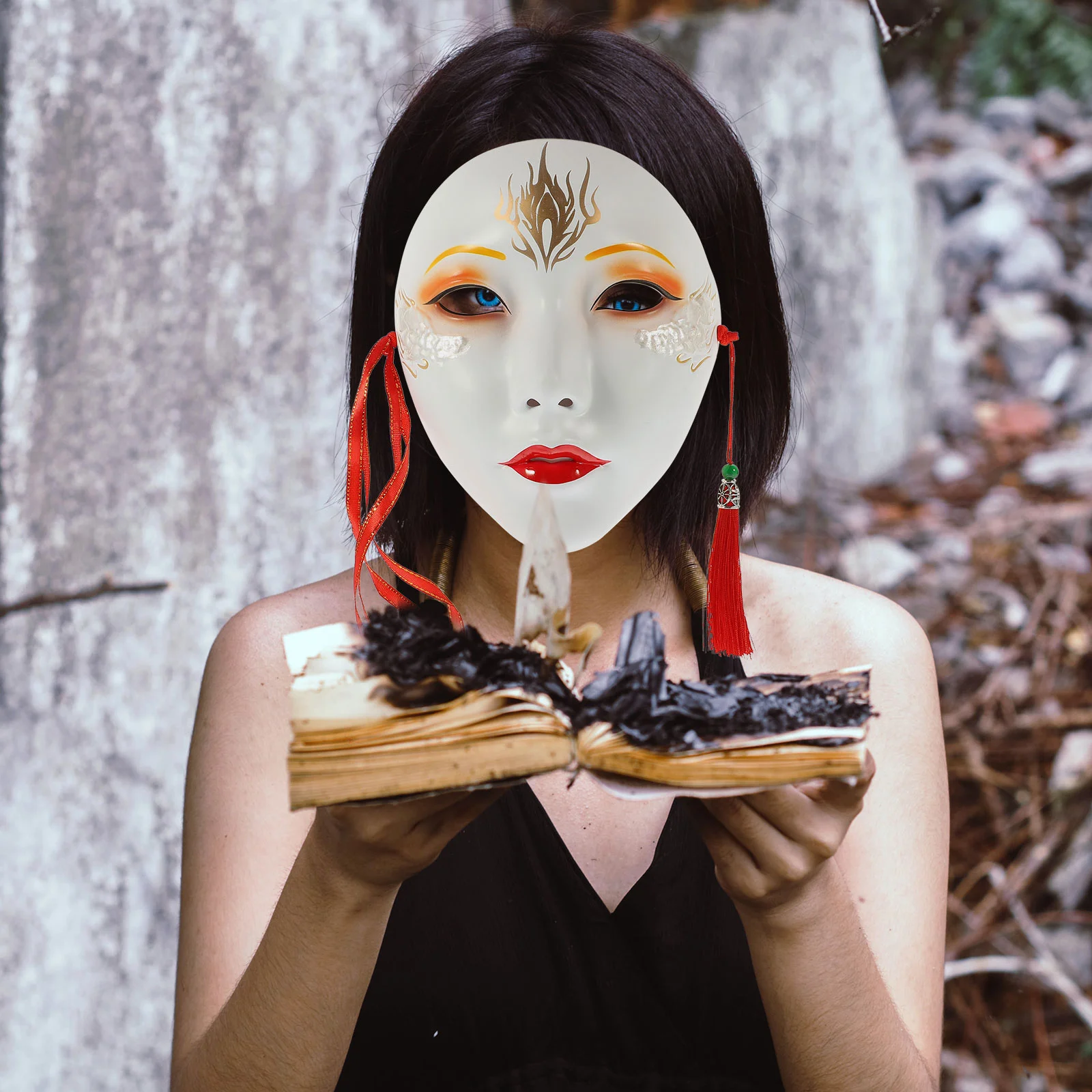 

Japanese Masquerade Mask Full Face Masquerade Masquerade Mask Venetian Masquerade Mask Mardi Gras Masquerade Mask