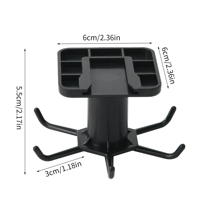 Kitchen Hooks Rotating Storage Rack Without Punching Wall-Mounted Kitchenware Supplies Gods Multifunctional Shelves 6