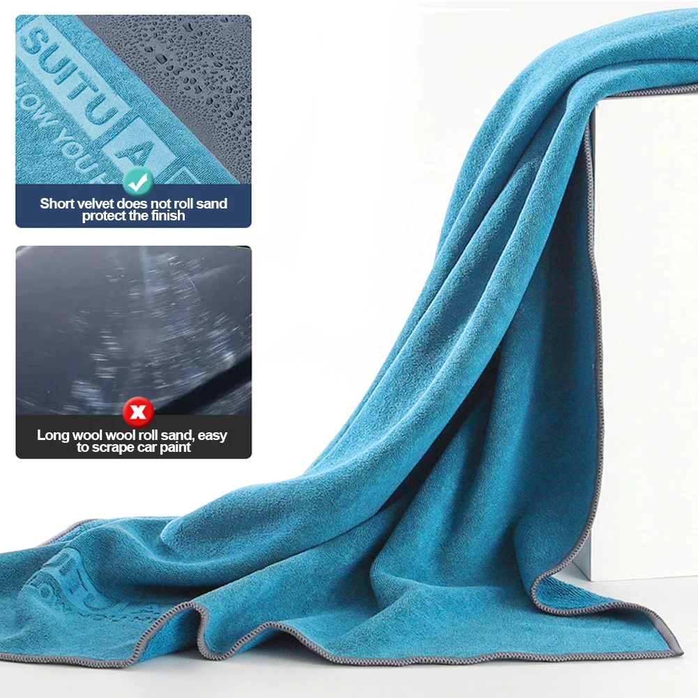 Car Cleaning Accessories Microfiber Towel 43*43/35*75cm for Car Wash Drying Detailing
