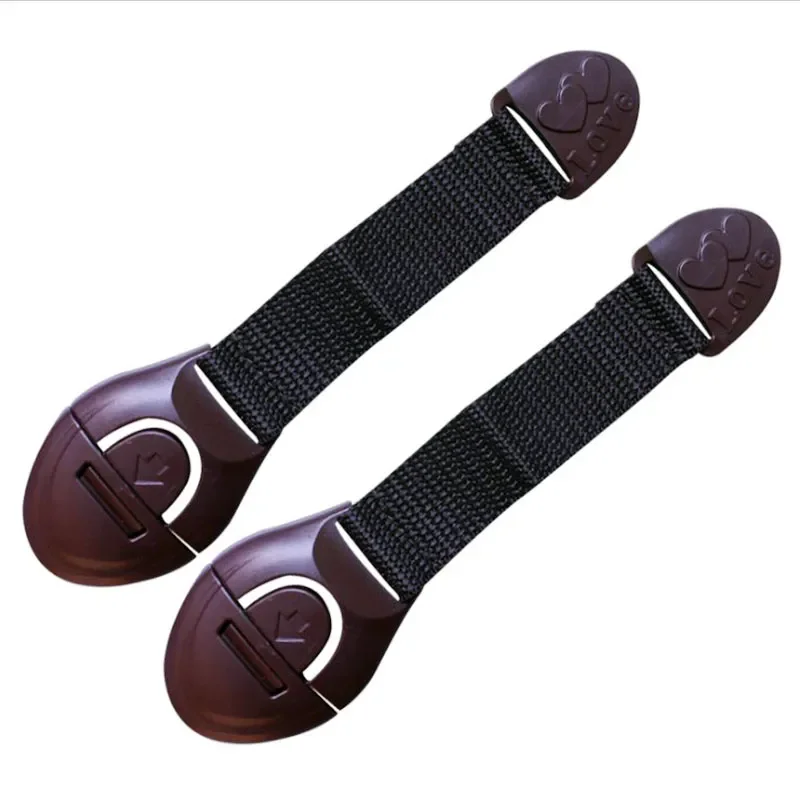 10PCS/Lot Baby Safety Protector Child Cabinet locking Multi-function Plastic Lock Protection Children Locking For Doors Drawers cabinet lock child lock safety lock