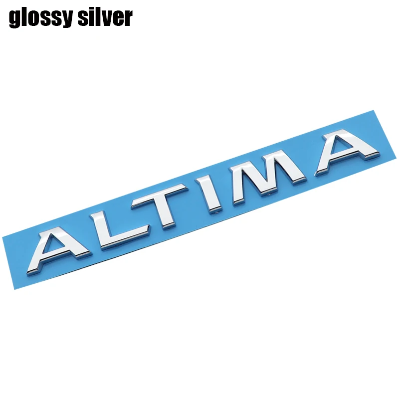 1pcs ALTIMA ABS 자동차 후면 문자 로고 후면 범퍼 테일 도어 트렁크 스티커 자동차 후면 엠 블 럼 스티커 스타일링 액세서리 닛산