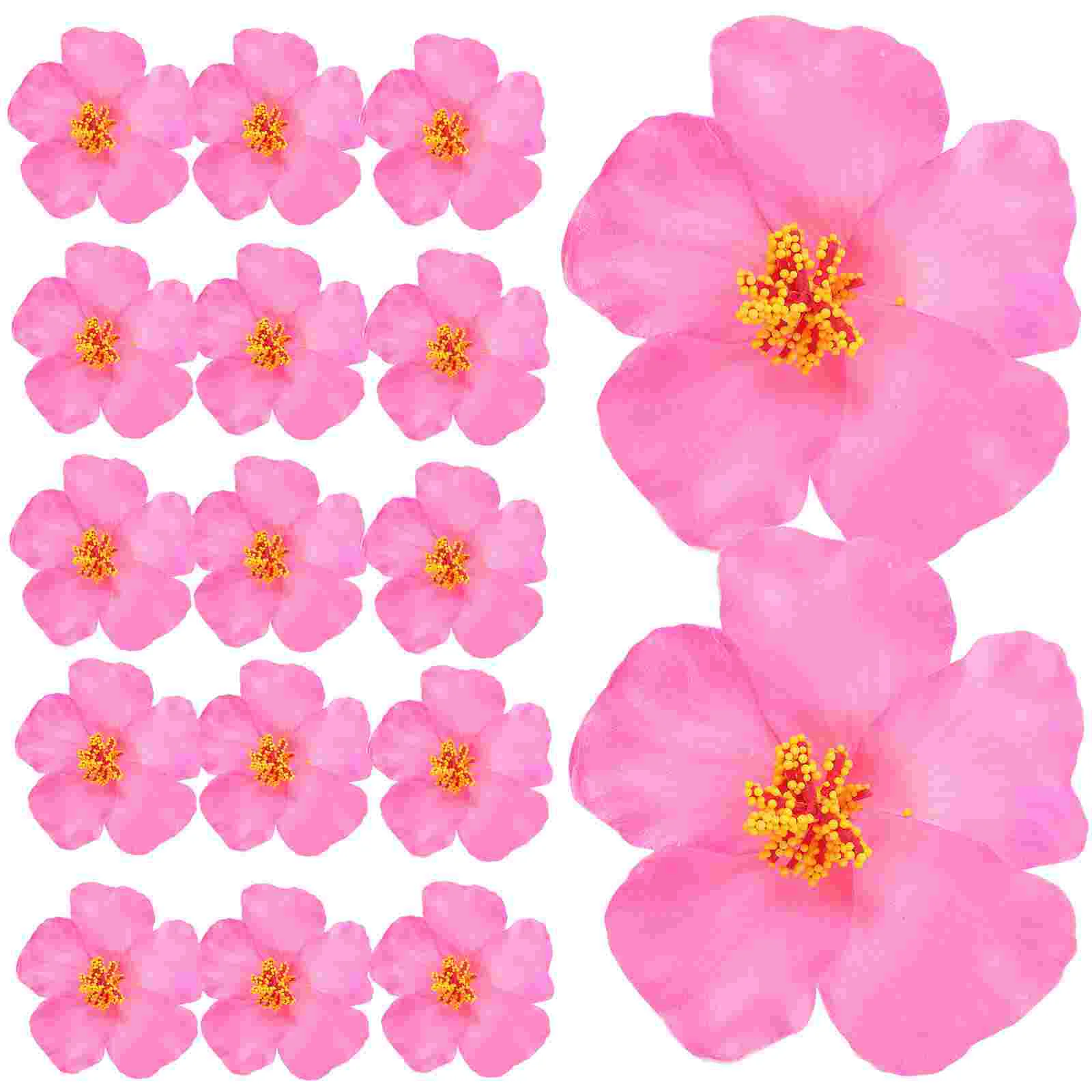 

Artificial Wreath Hibiscus Flowers Floral: 20pcs EVA Simulation Flowers for Wedding Luau Hawaii Party Decoration Party Favors