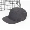 Perforated 5-Panel Cap for Men Lightweight Breathable Quick-drying Baseball Caps Running Camping Hiking Training Outdoor Hat 1