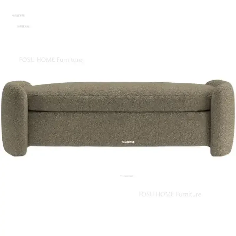 Nordic Minimalist Stools Home Shoe Changing Stool Dresser Chair Luxury Living Room Sofa Storage Ottomans Bedroom Bedside Bench