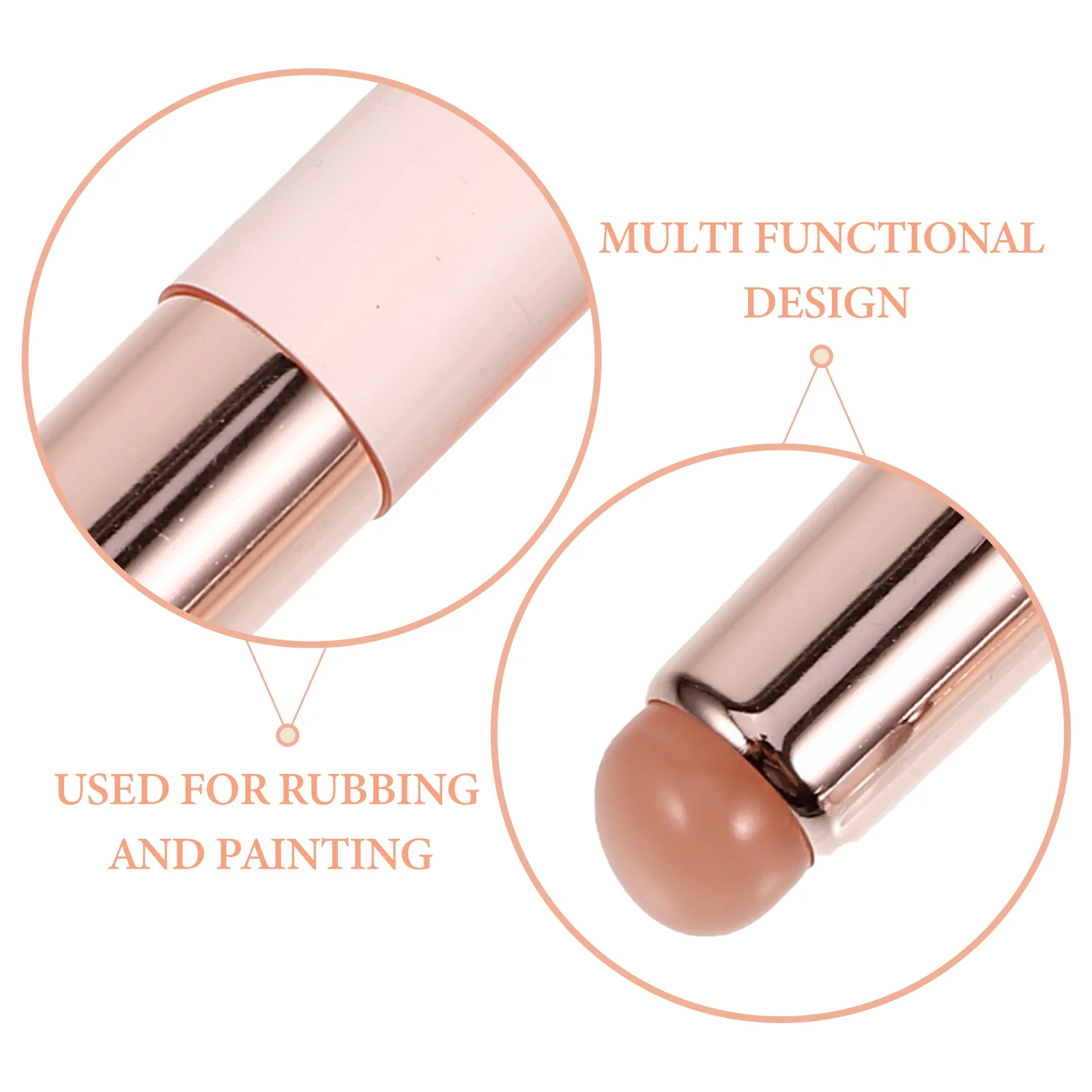 2pcs Nail Brush Nail Art Brush Manicure Tool Applicator Silicone Powder Brush for Accurate and Easy Application of Nail Powder 5