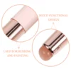 2pcs Nail Brush Nail Art Brush Manicure Tool Applicator Silicone Powder Brush for Accurate and Easy Application of Nail Powder 5