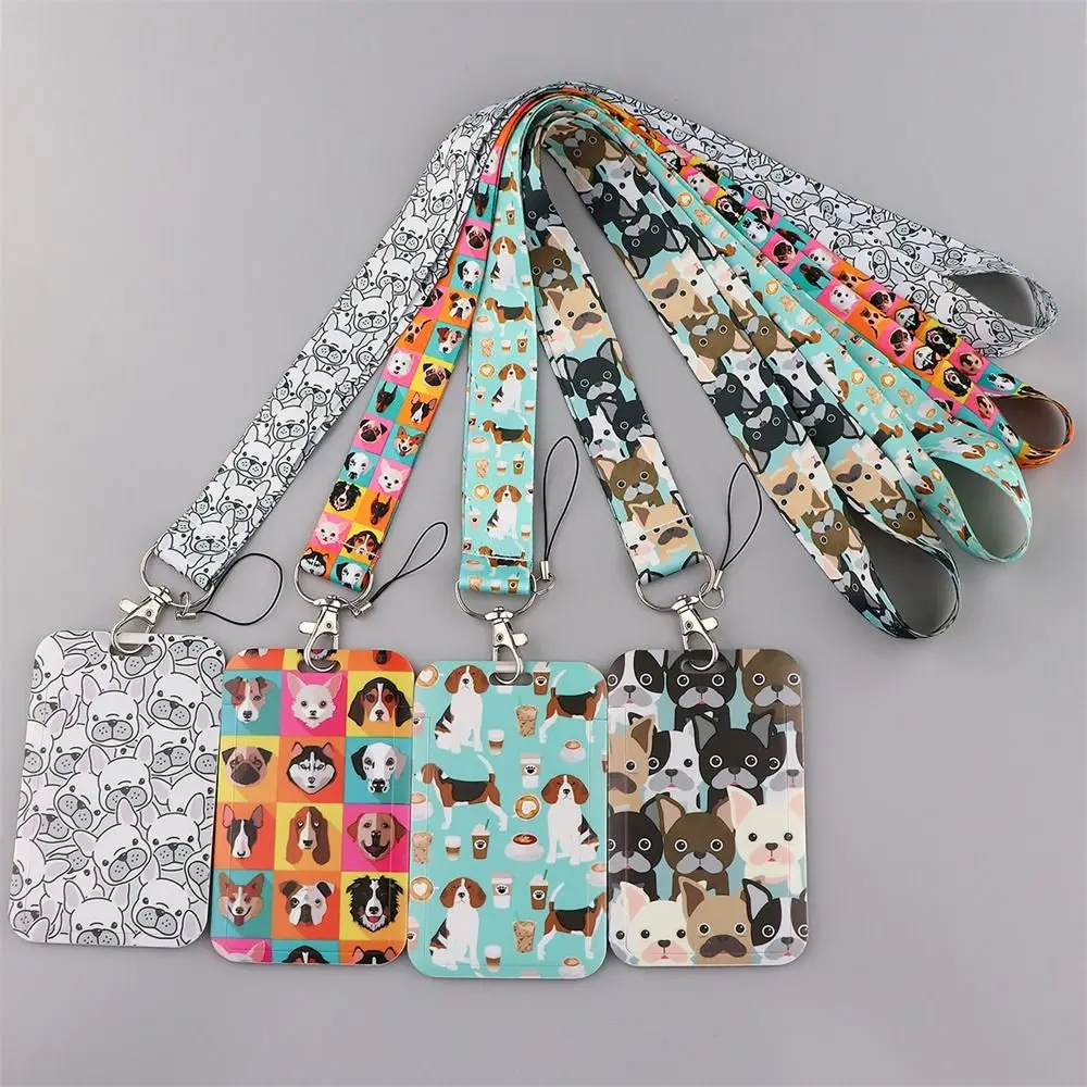 

School Supply Card Holder Keyrings Phone Lanyard Hang Rope Neck Strap Lanyards ID Card Holder Badge Holder Animals Lanyards