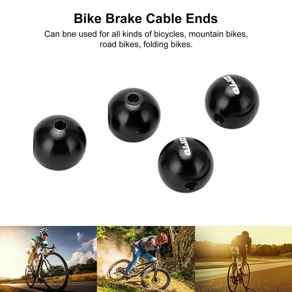 

MTB Road Bike Brake Cable Cap Wire End Caps Brake Shifter Caps Tips Crimps Brake End Cable Wire Bicycle T1E7