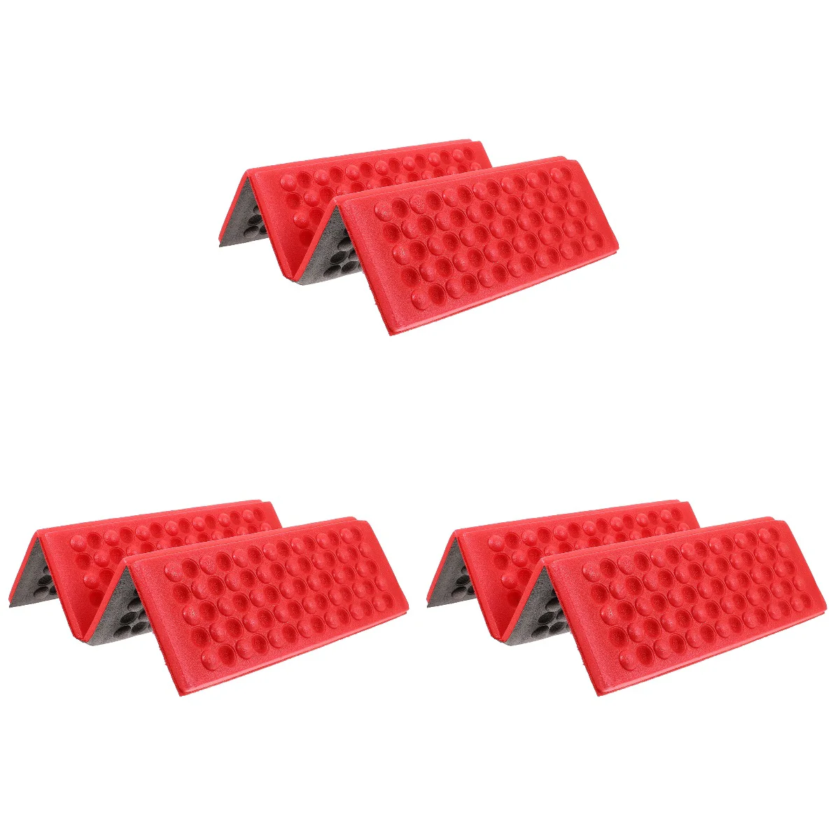 접이식 매트리스 야외 시트 쿠션, 캠핑 슬리핑 패드, Z 레스트, 레드 폼 토퍼 