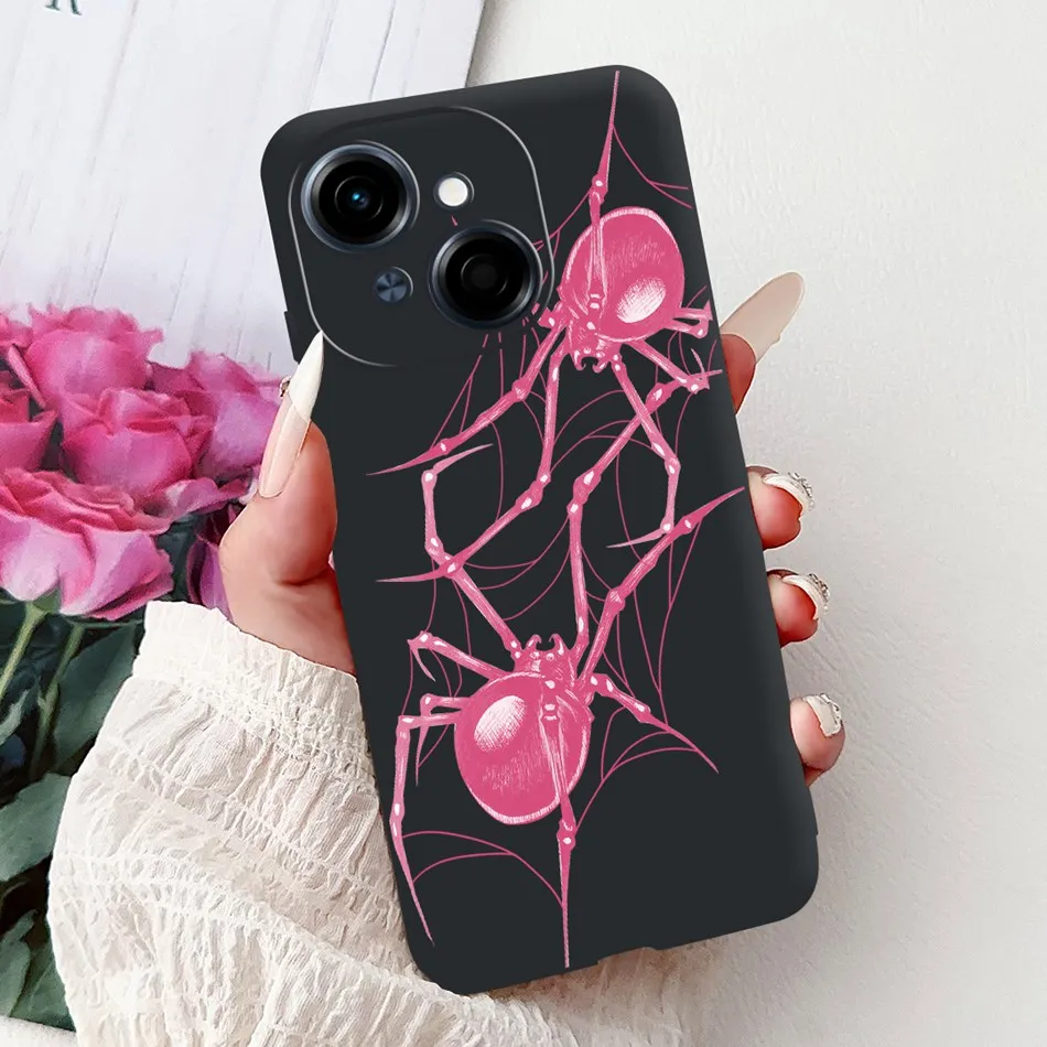 Fashion Cool Pattern Black Silicone Soft Phone Case