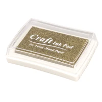 Rubber stamp ink pad stamp inkpad Ink Pad - Gold 1