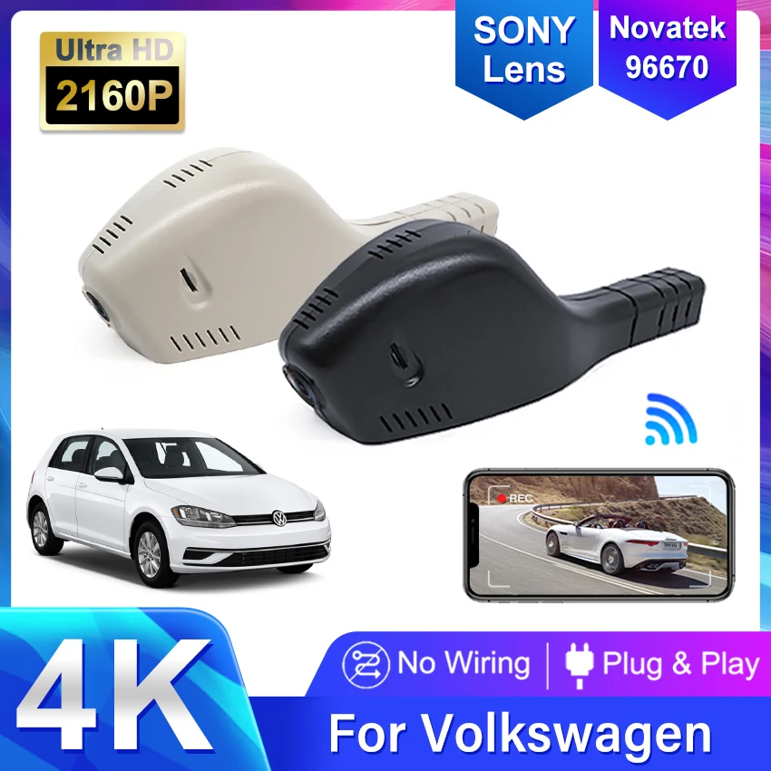 

Plug and play Car Video Recorder Dash Cam Camera For Volkswagen Passat-Taos -jetta B8 CC polo sedan Golf 7 Tiguan L Jialu TROC