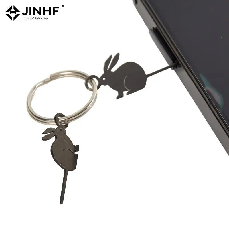

Stainless Steel Sim Card Tray Extended Universal Rabbit Butterfly Thimble For iPhone 12 13 For Huawei Mobile Phones Accessories