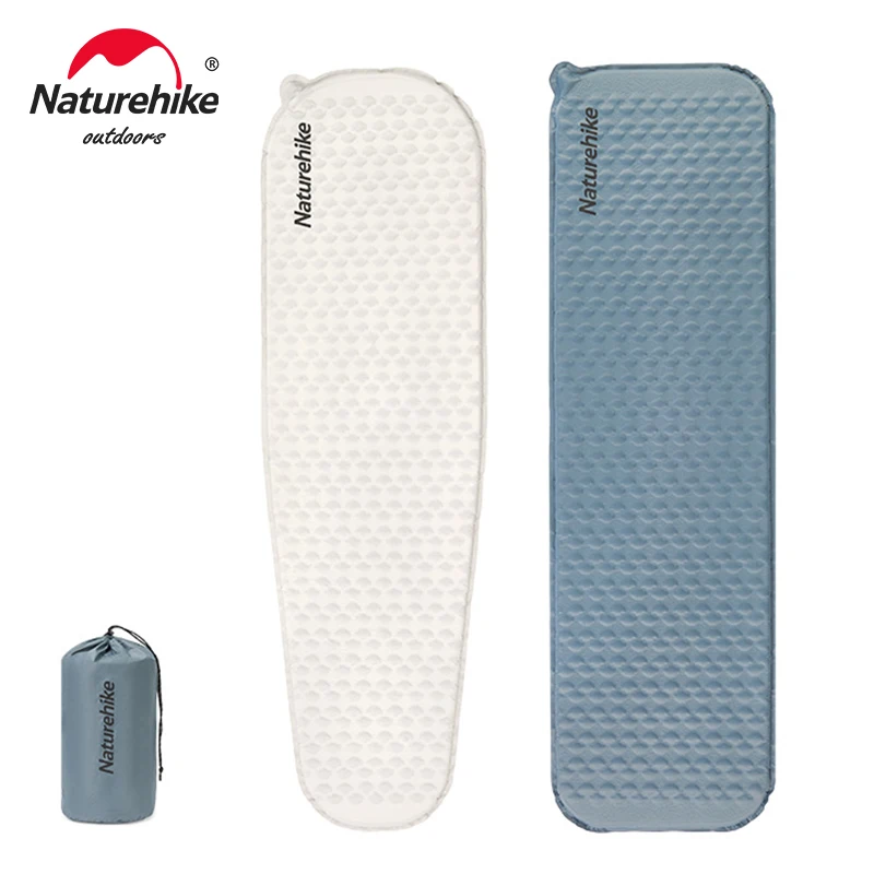 Naturehike Fish Bone Inflatable Mat Ultralight Auto-inflating Spongee Air Mattress Portable Outdoor Camping Tent Damp Proof Mat