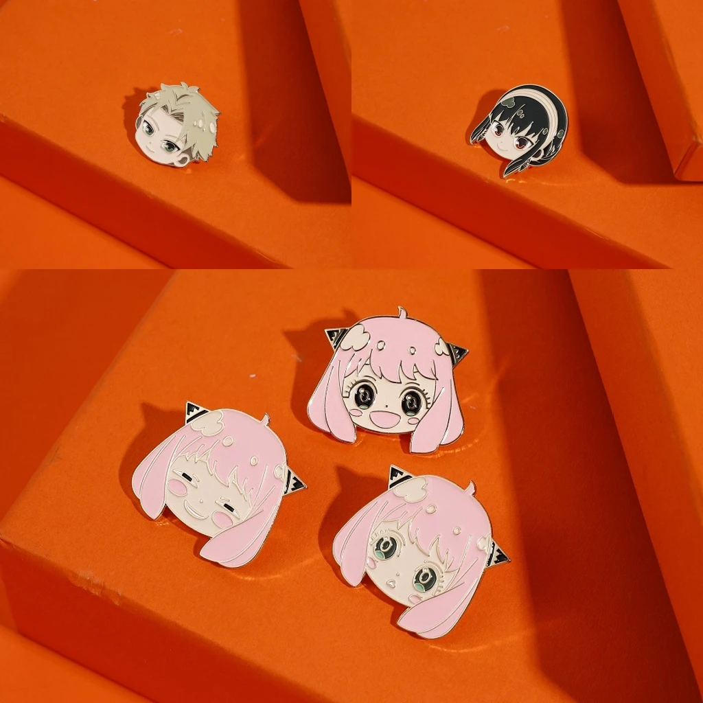 

Аниме Мультфильмы Anya Yor Сумерки Косплей Костюм металлический значок булавка брошь реквизит Рождественский подарок