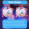 3Pcs Cat Motion Light Up Interactive Flash Ball Ghost Small Battery Powered Paranormal Equipment Portable LED Gift Pet Toys 4