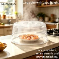 Couvercle de protection pour micro-ondes et réfrigérateur, anti-éclaboussures, hermétique, résistant au froid et à la chaleur, ustensile de cuisine 2