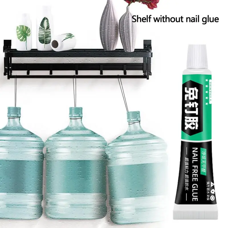 No More Nails Invisible White Instant Grab Adhesive Glue Multifunctional And Universal Super Glue Paper Ceramic Metal Stone