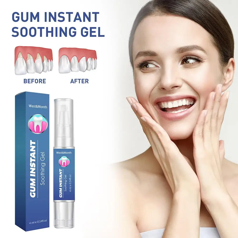 

4ml Soothing Antiseptic Gel Treatment Inflamed Gums Tissue Toothpaste Tongue Mouth Ulcers Mouth Transient H4U7
