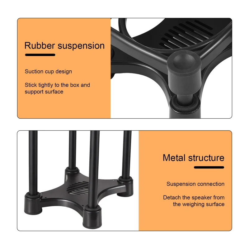 Desktop Speaker Stands Monitor Audio Bracket Shock