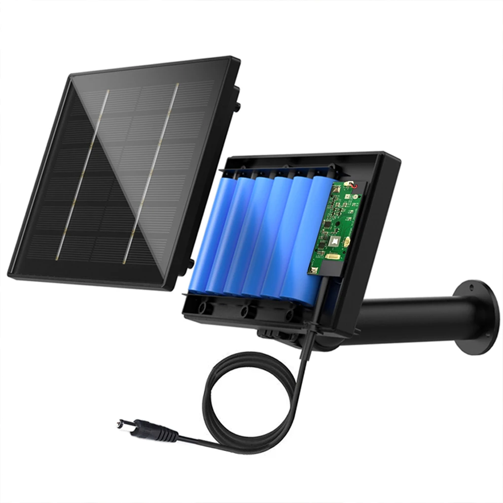 5V Solar Battery Charger For Security camera Portable Solar Power Bank With DC 5521 Output 4W Panel Battery Charger