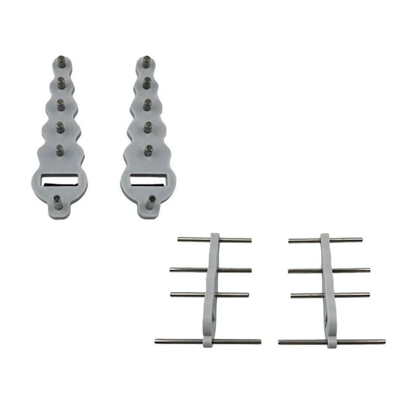Lot de deux antennes Yagi 5.8G/2.4G haute gain pour drone FPV, montées sur trépied.
