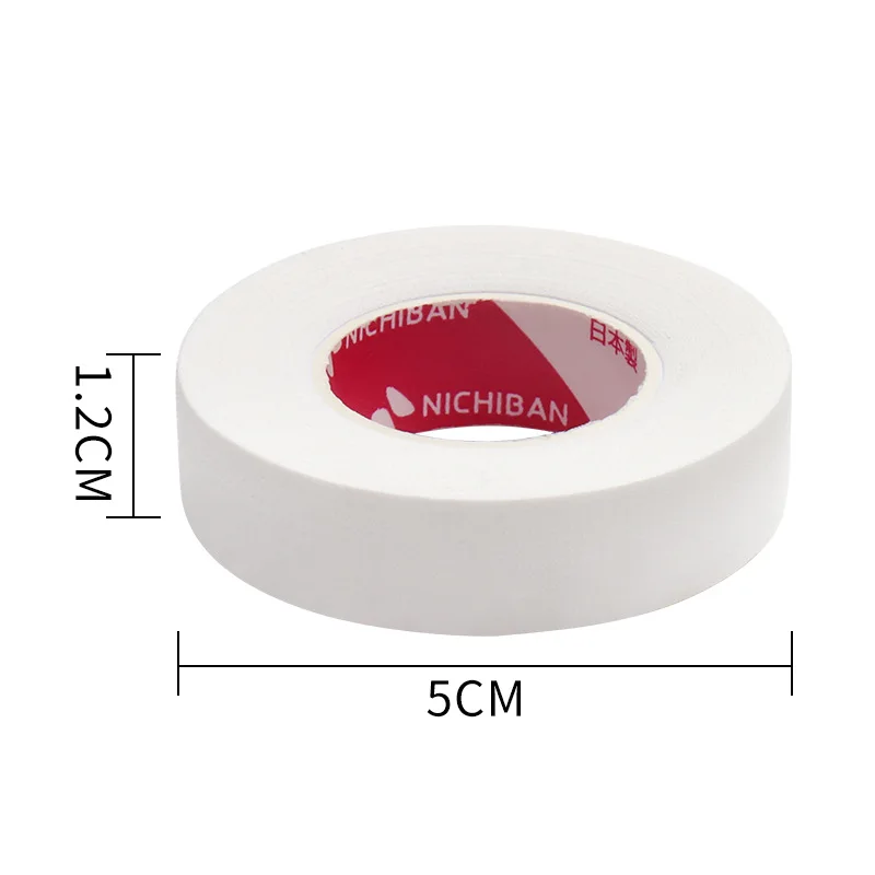 Description Picture 4 of item2/5Rolls Eyelash Extension Tape Under Eye Patches White Paper Breathable Easy To Tear Micropore Tape for Eyelashes Lash Tools 9M