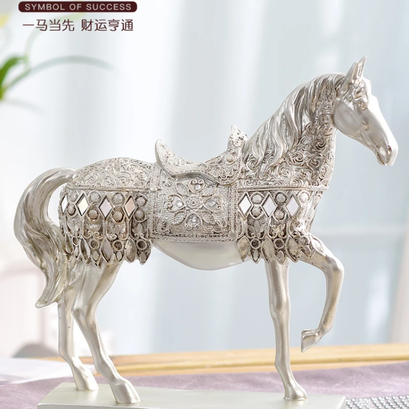 

Wine cabinet decorations, furnishings, horse European style home, living room, wealth, luxury, small furnishings, handicrafts