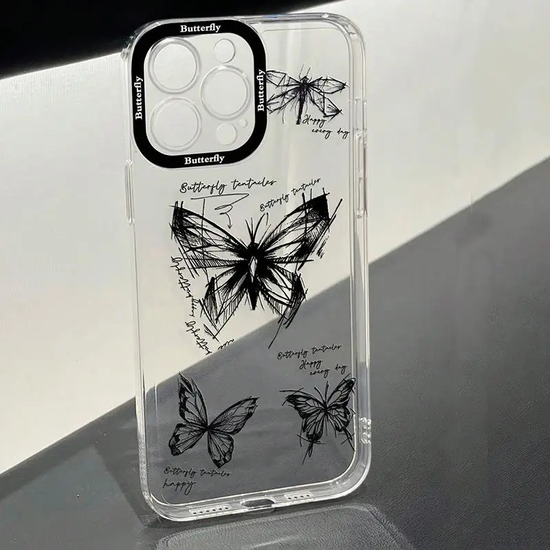 Butterfly Soft Silicone Phone Case Cover
