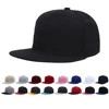 Unisex Cap Acrylic Plain Snapback Hat High Quality Adult Hip Hop Baseball Caps for Men Women Outdoor Leisure Baseball Flat Hat 1