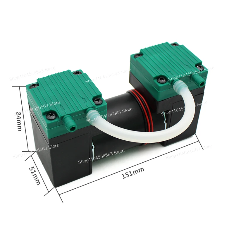 마이크로 다이어프램 에어 펌프 듀얼 헤드 12V/24V/220V 다중 전압 20L/분 저소음 SY-020 어항용 인플레이터블