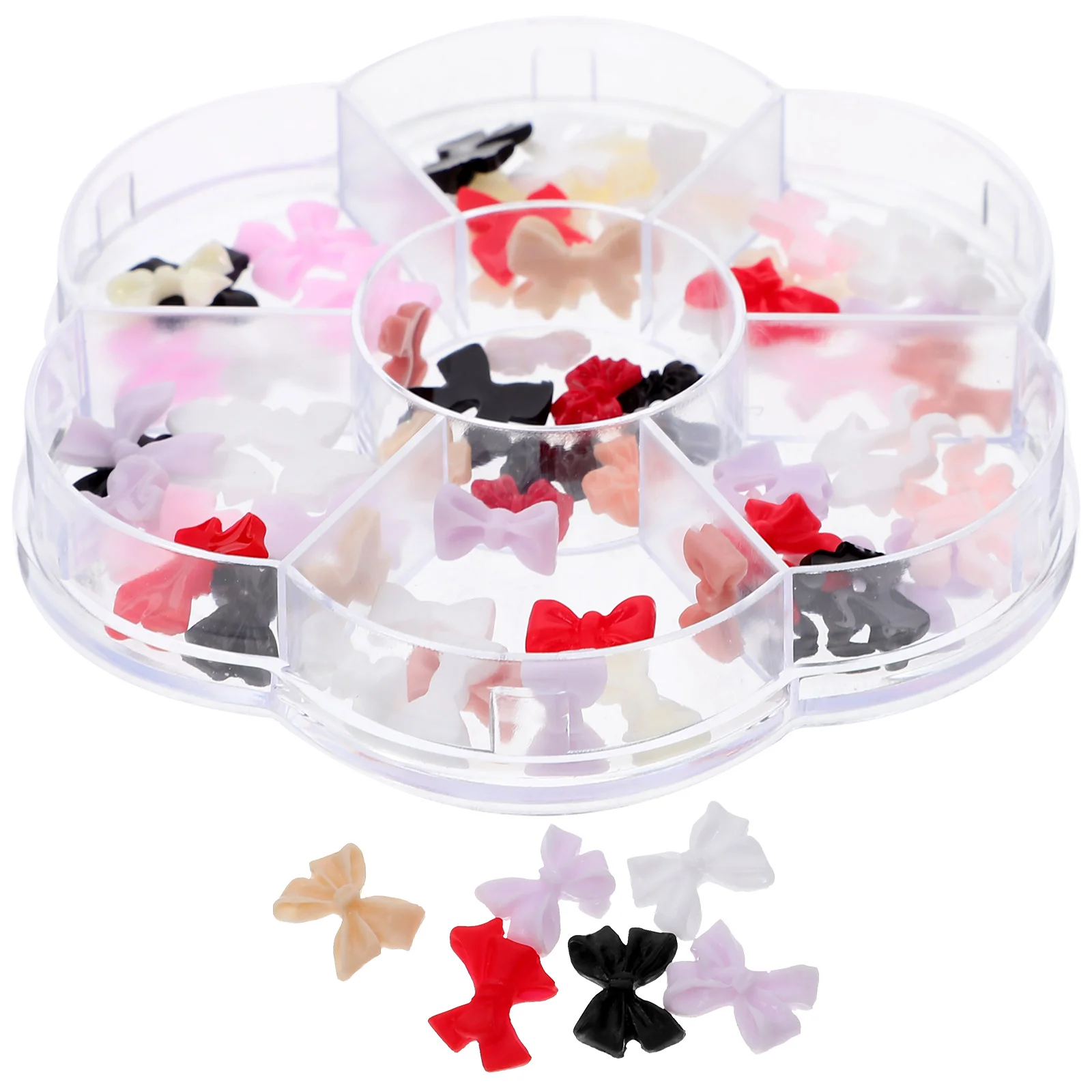 

1 Box Bowknot Nail Charms Nail Decorative Bowknot Women DIY Nail Decorations