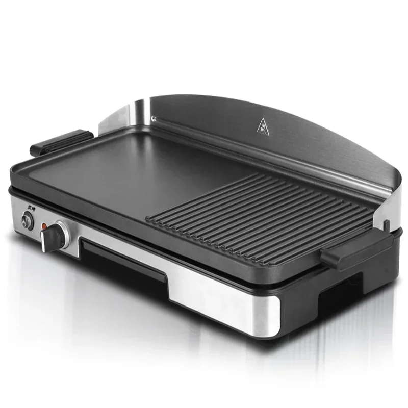 Griddle electric griddle teppanyaki commercial household grilled steak machine desktop griddle Korean frying pan 4