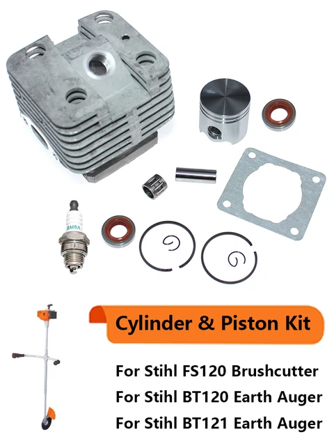 Kit Cilindro E Pistone Per Stihl FS120, BT120, BT121 - Ricambio Di Alta Qualità Per Motoseghe E Tagliaerba - Foto 12