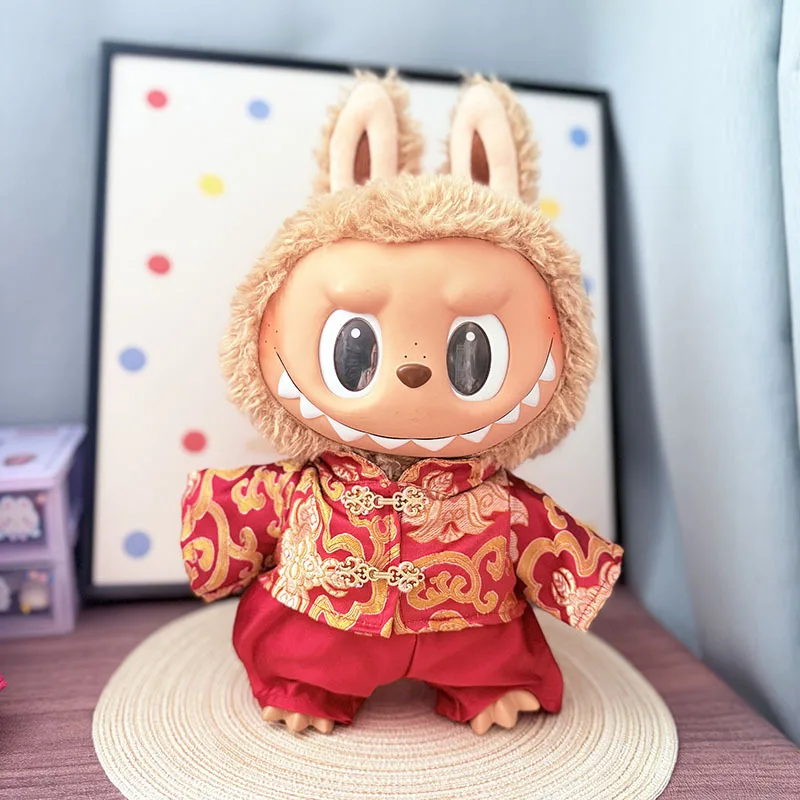 Labubu コスプレ New 38cm Labubu Doll Clothes China Costume Labubu Doll