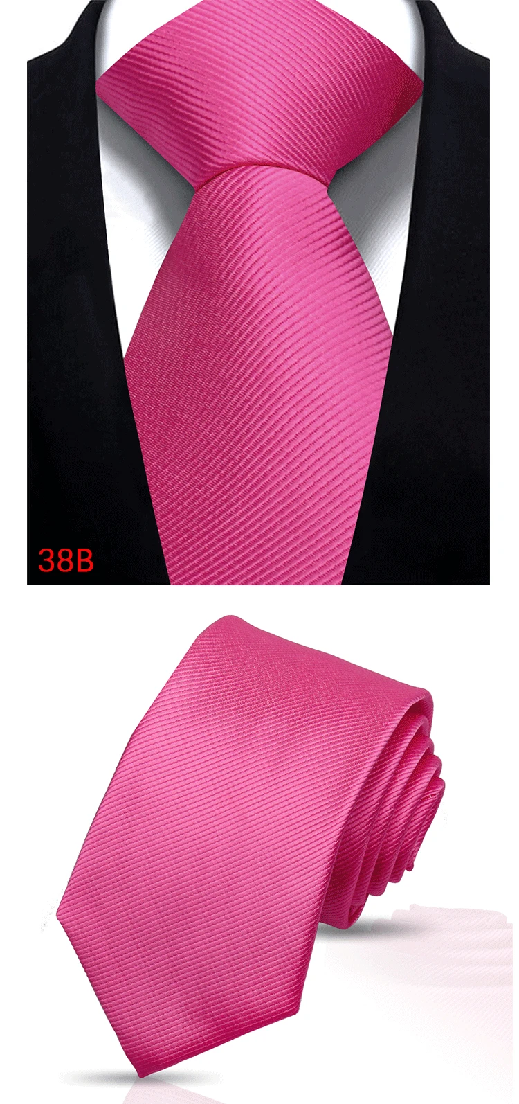 Modemarke Designer Krawatten für Mann einfarbig gestreifte hochwertige Business-Hochzeits feier Bluse Krawatten Anzug Accessoires – Detail 14