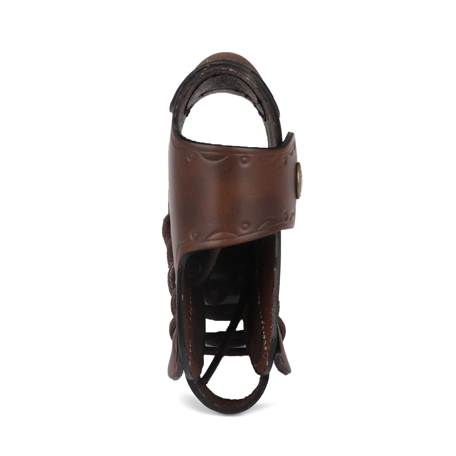 Tourbon Vintage Leder Gewehrschaftabdeckung Waffenpaukenauflage mit Seilverschluss Verstellbar Braun Jagdzubehör – Detail 23