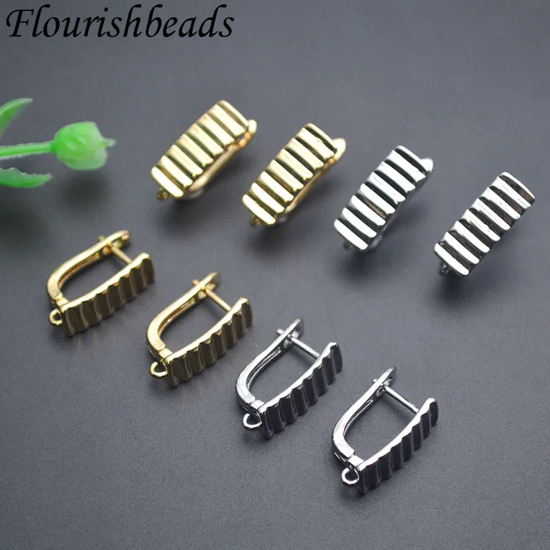 

30pcs/lot Earwire Shvenzy Supplies 18K Gold Plated Earring Hooks Clasp for Women DIY Fashion Earrings Making Accessories