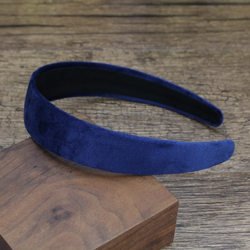 30mm Width Solid Color Hairbands Plain Velvet for Women Girls DIY Hair Accessories hair accessory