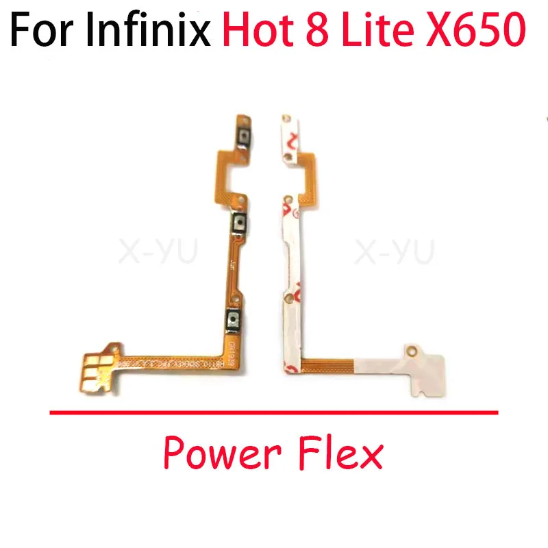 

Для Infinix Hot 8 X650C / Hot 8 Lite X650 / X652 / Hot 9 X655 включение/выключение питания