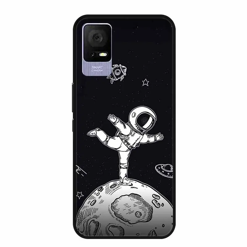 Fashionable Soft TPU Silicone Phone Cover - Stylish Painted Bumper Case