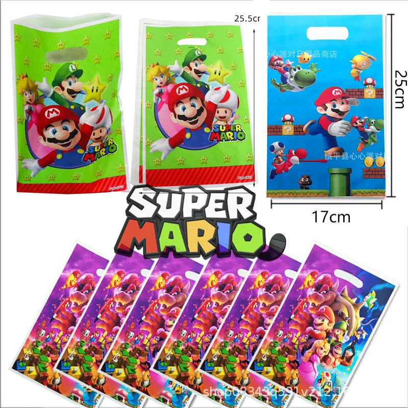 24PCS Super Mario Bros Kawaii Action Figure Toy Mario Luigi Yoshi Bowser  Cupcake Toppers per bambini festa di compleanno decorazione torta -  AliExpress