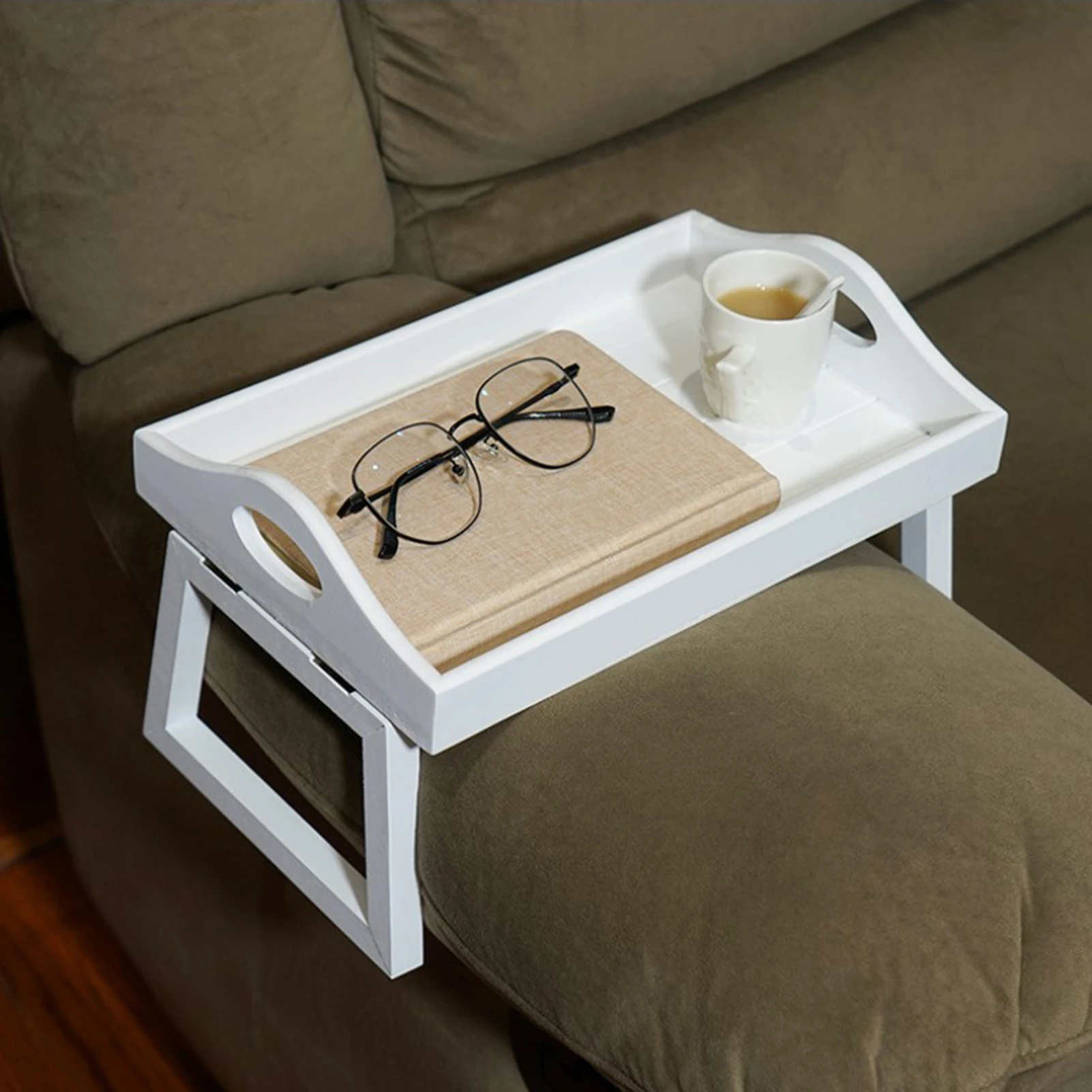 Bandejas de cama de madera para comer, mesa de desayuno, bandeja portátil con patas plegables el hogar, sofá en la cama| | - AliExpress