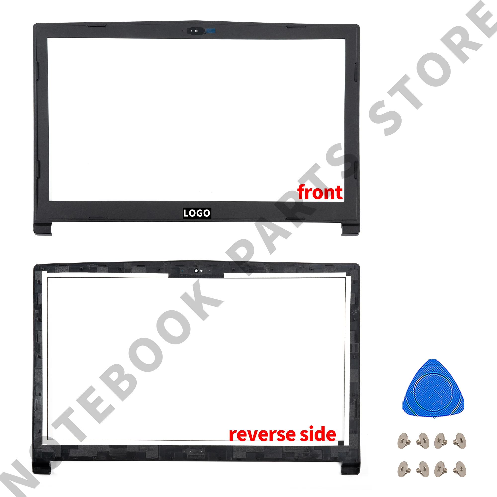 MS-16P7 노트북 LCD 후면 커버, 전면 베젤, 경첩, 힌지 커버, MSI GL63 8SC 8SD 8RB 8RC 8RCS 8RD 9SC 용 새 하우징, 15.6 인치