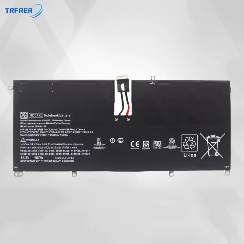 

Аккумулятор HD04XL для ноутбука HP Spectre XT Pro 13-b000 13-2021tu 2207tu 2114tu TPN-C104