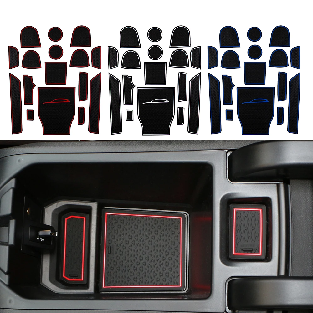 Sottobicchieri in silicone per auto, confezione da 2, universali