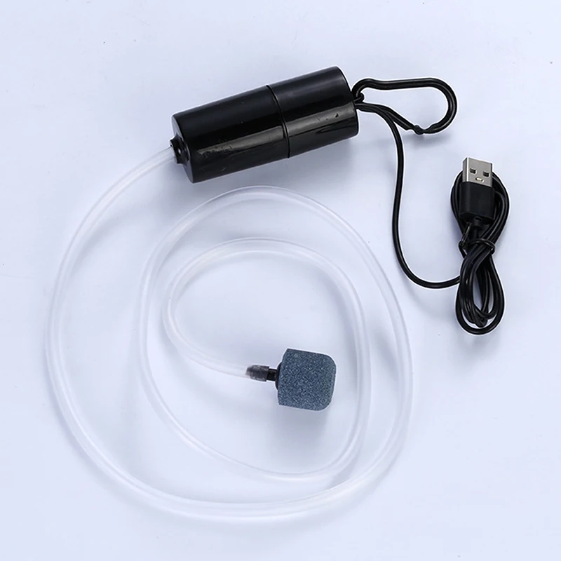 USB-Powered Silent Mini Aquarium Air Pump - Portable Oxygenator
