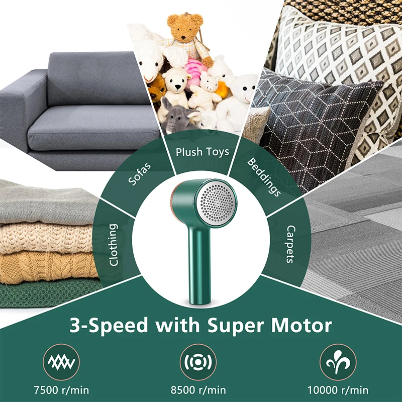 Lint Remover For Clothes Rechargeable Effectively and Quickly Hair Balls Fuzz Removers Carpet Cleaner Hair Ball Fuzz Trimmer 5