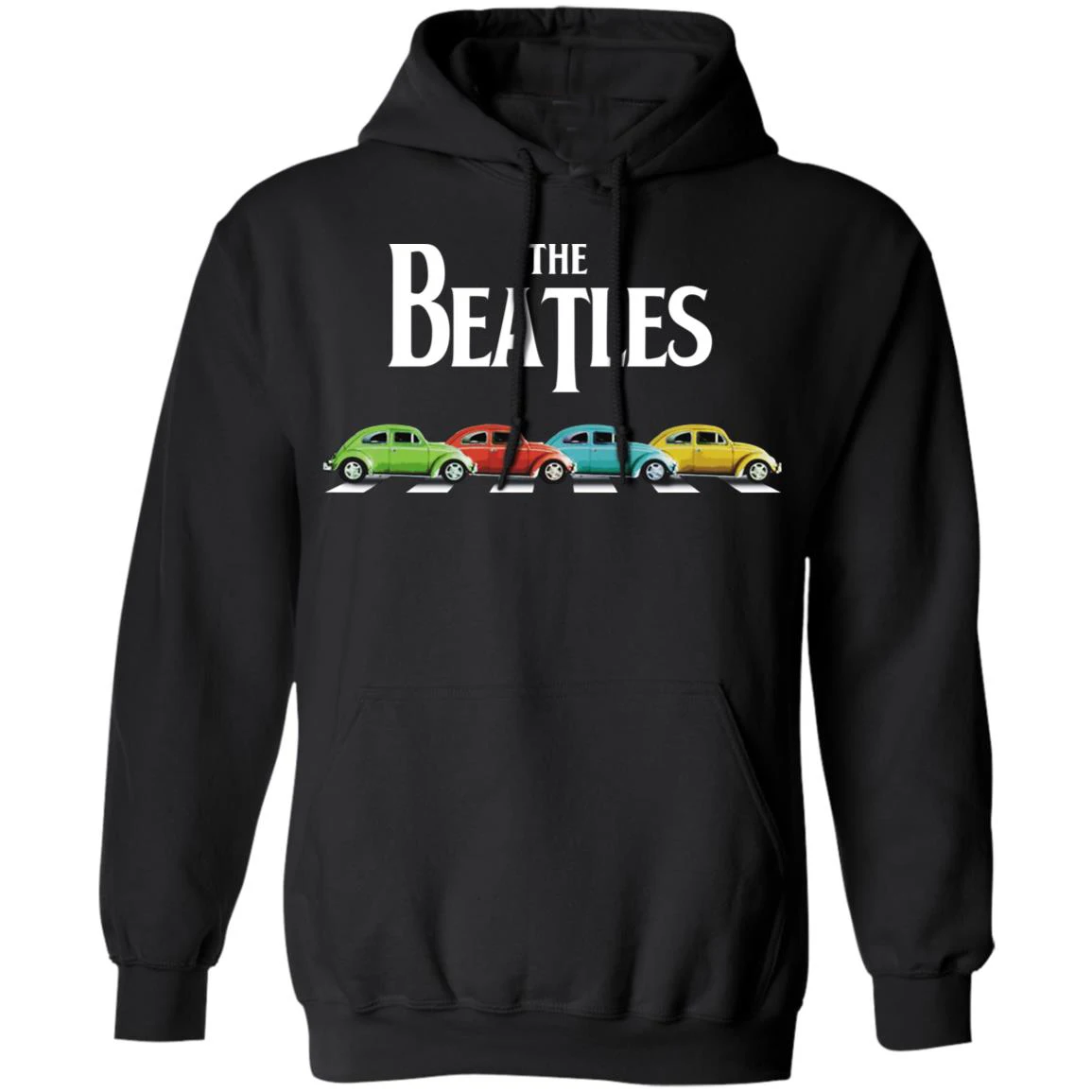 Divertente Abbey Road Bug Car Pullover Con Cappuccio Nuovo 100% Cotone Confortevole Casual Mens Felpe Moda Streetwear