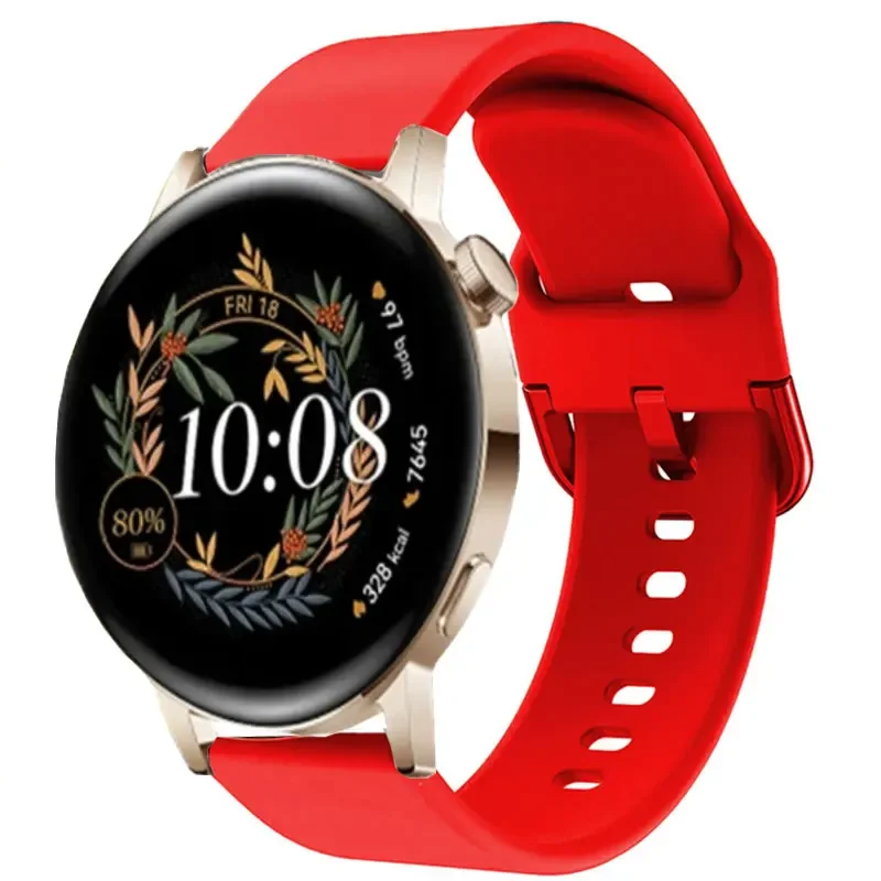 20mm Silicone Watch Strap - Universal Fit, Sporty Design